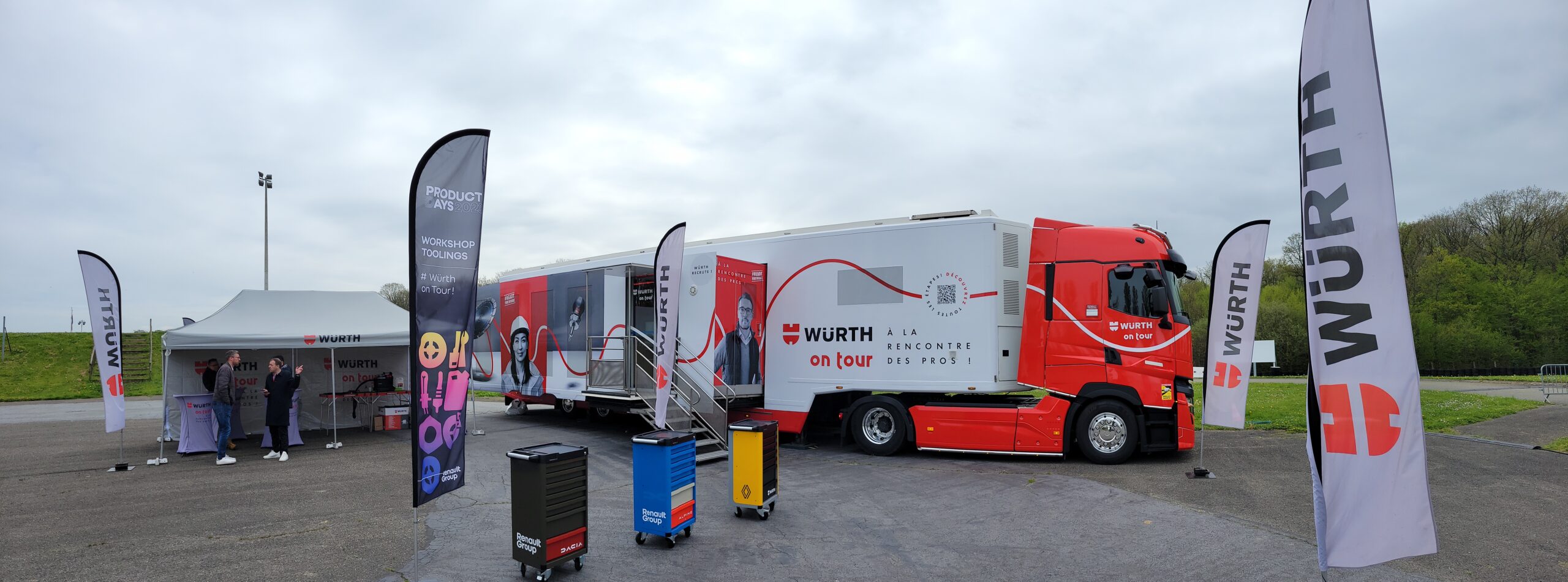 Würth Roadshow — démonstration produits professionnels