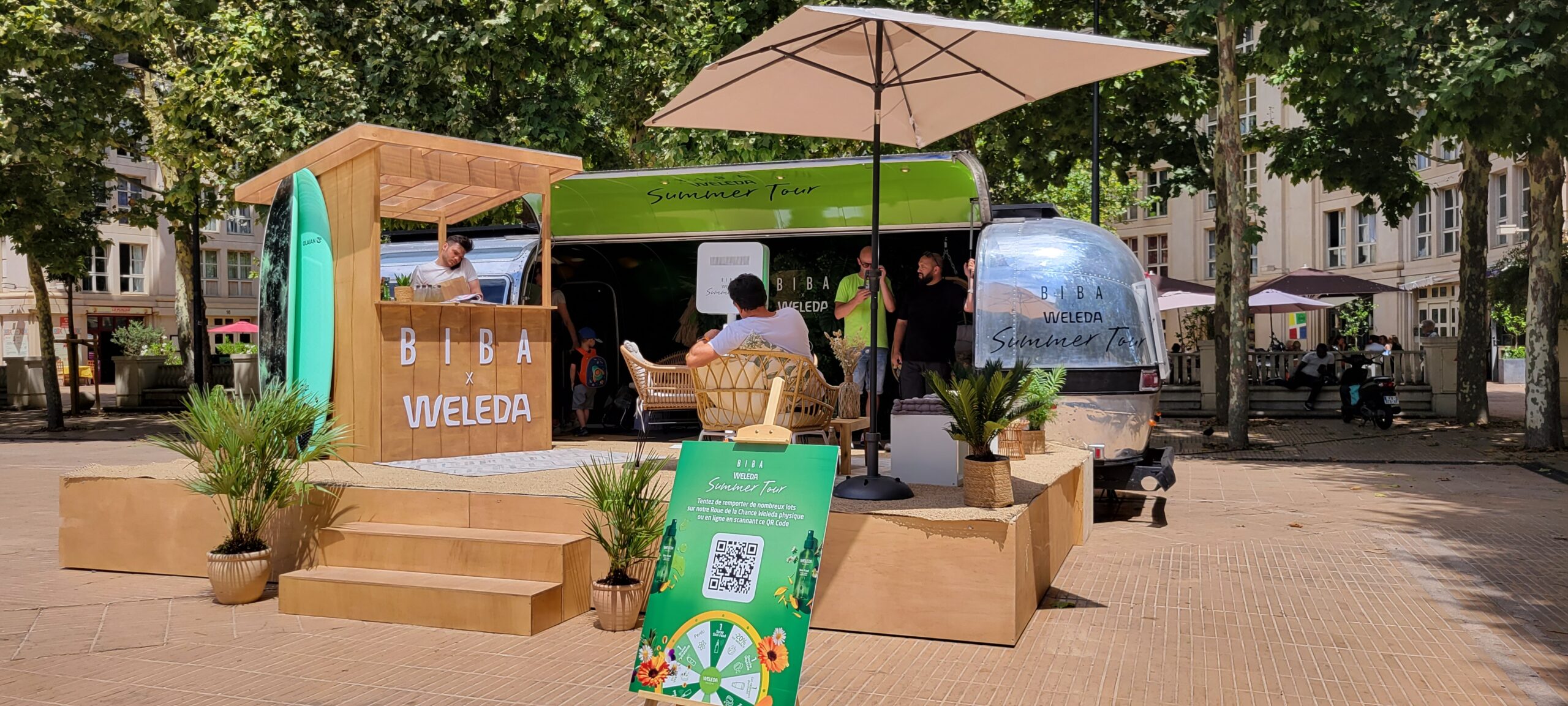 BIBA x Weleda — road show estival avec influenceuses