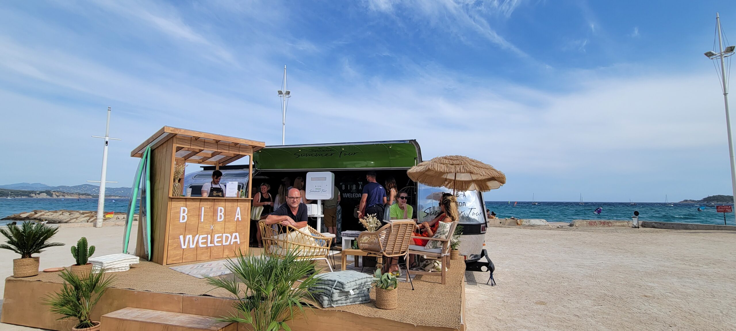 BIBA x Weleda — Tournée des plages en France