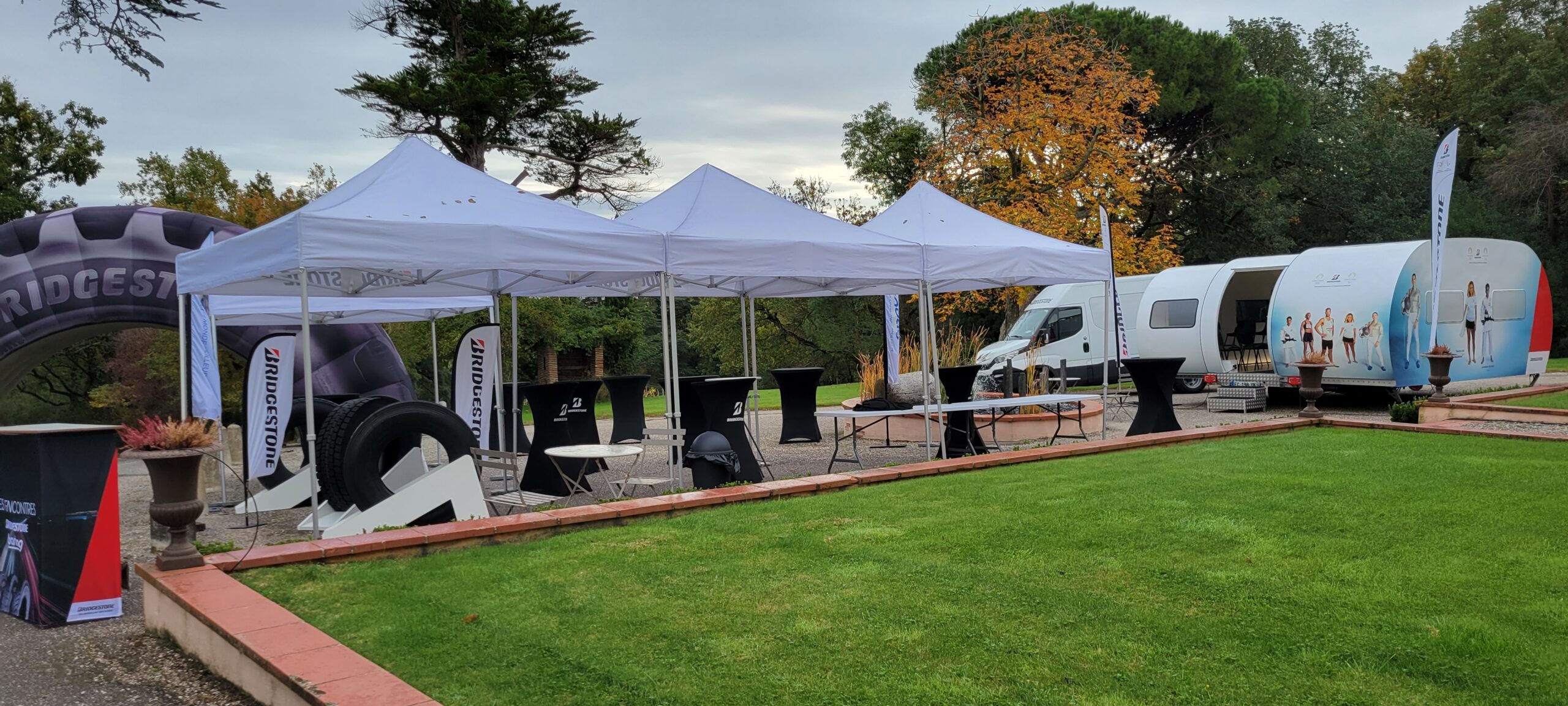 Bridgestone Roadshow — régie technique européenne