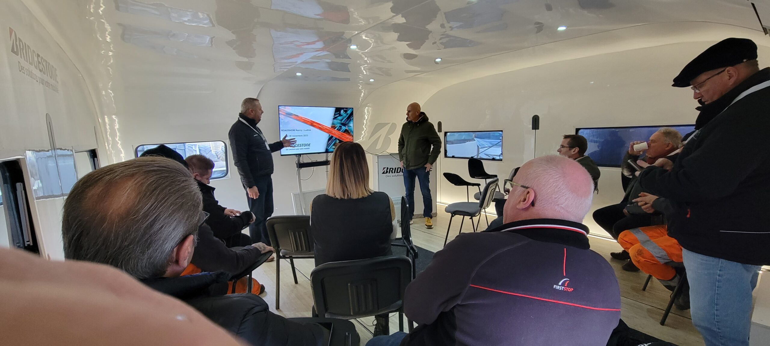 Bridgestone Roadshow — régie technique européenne