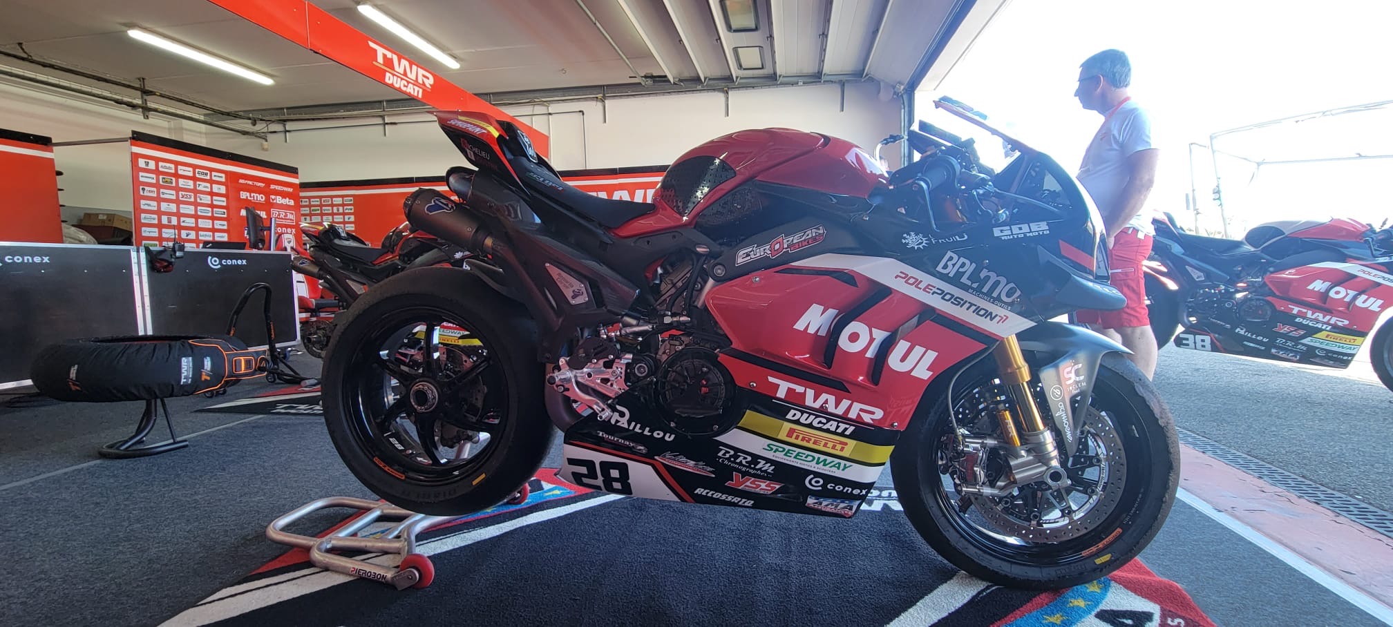 Ducati — installation du dispositif événementiel
