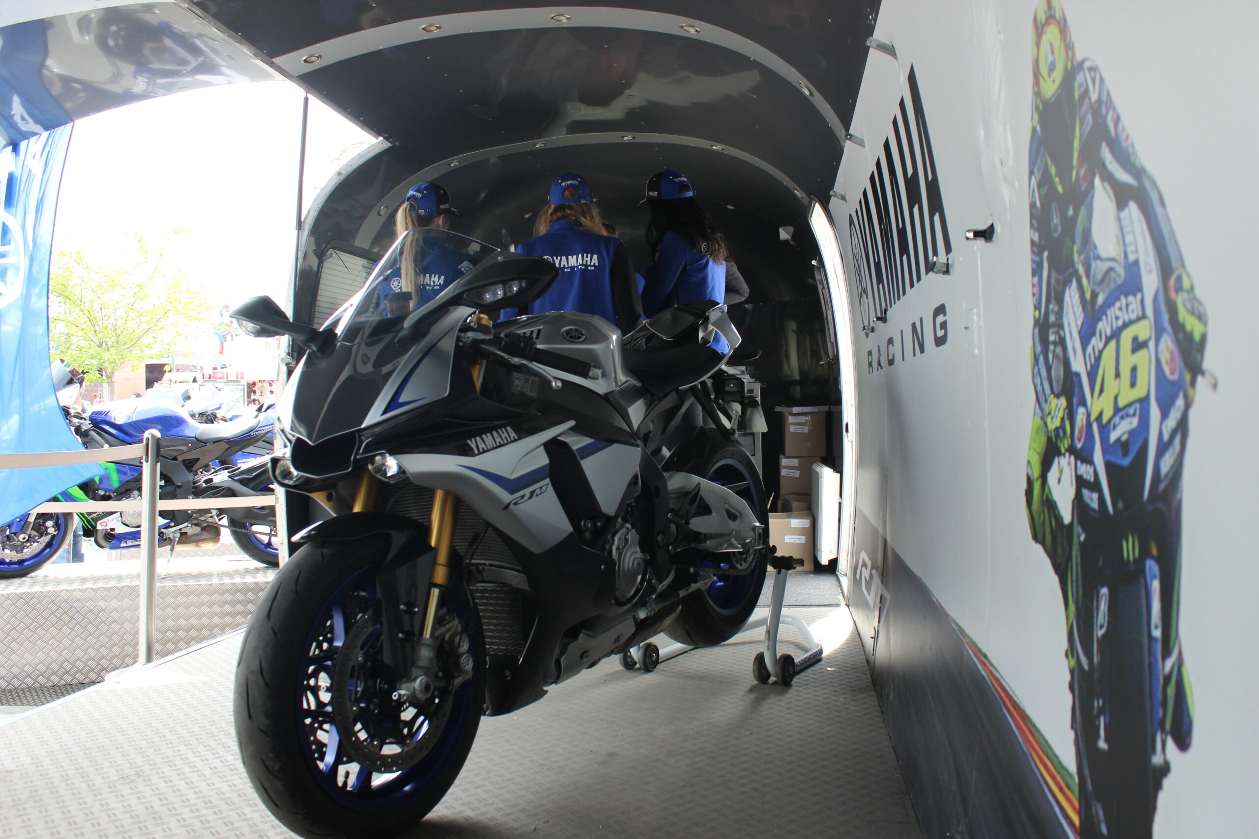 Yamaha MotoGP — Airstream photobooth officiel