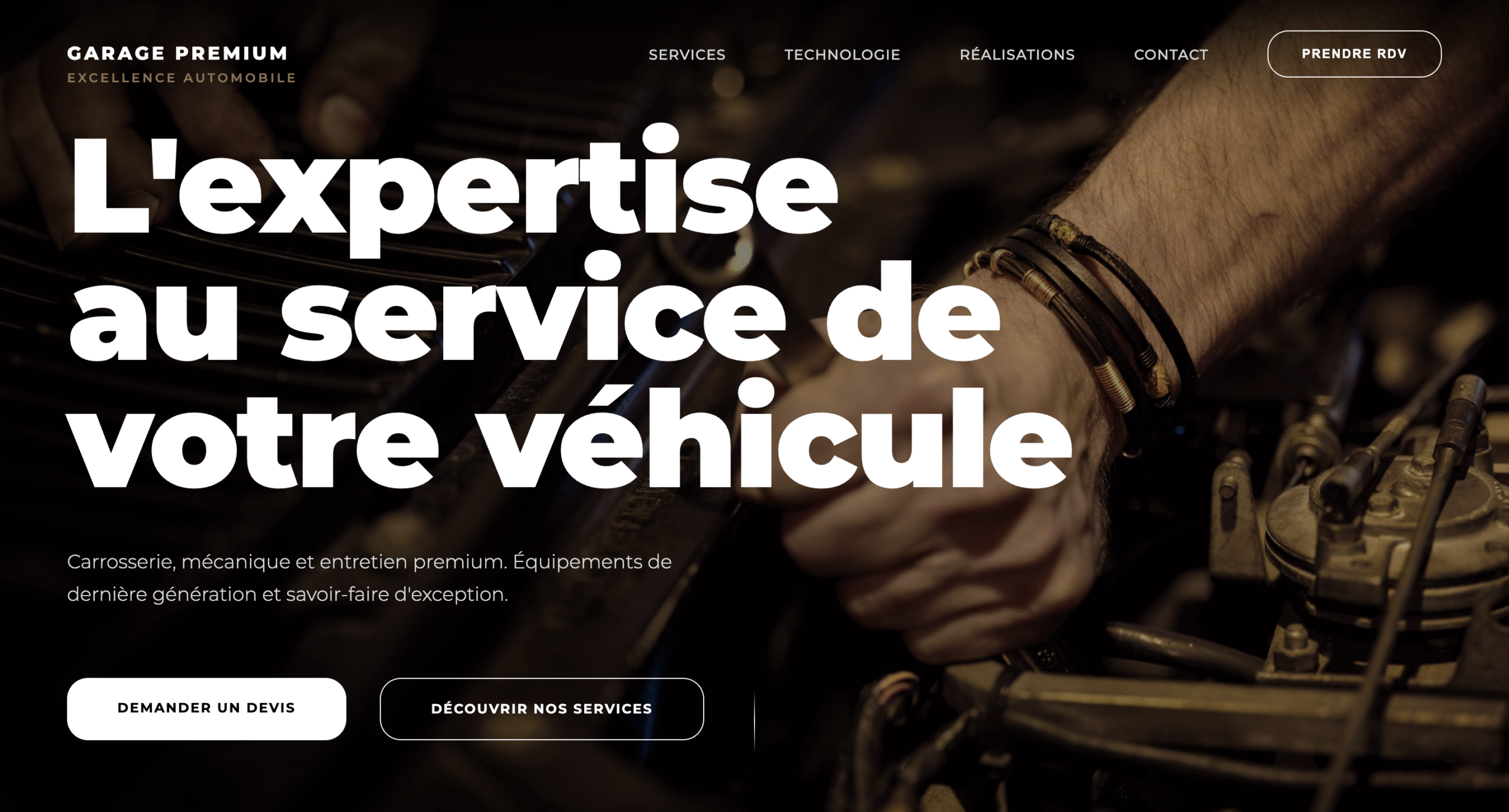 Template Garage Premium