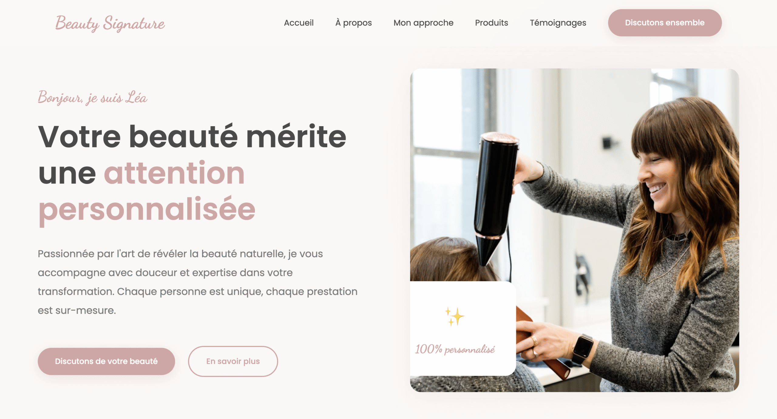 Template Beauty Signature