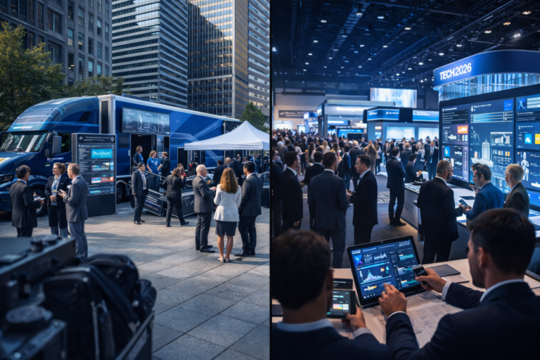 Roadshow vs salon professionnel : comment choisir le format 2026 ?