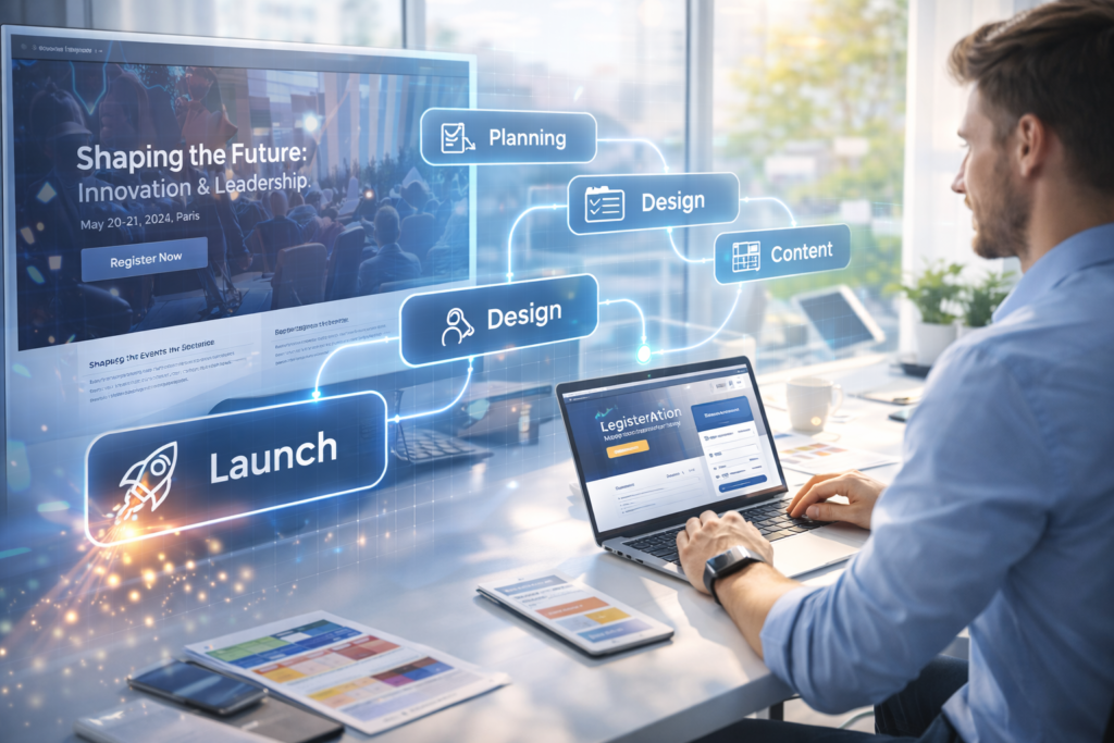 Création site internet d’événement : les étapes clés à suivre