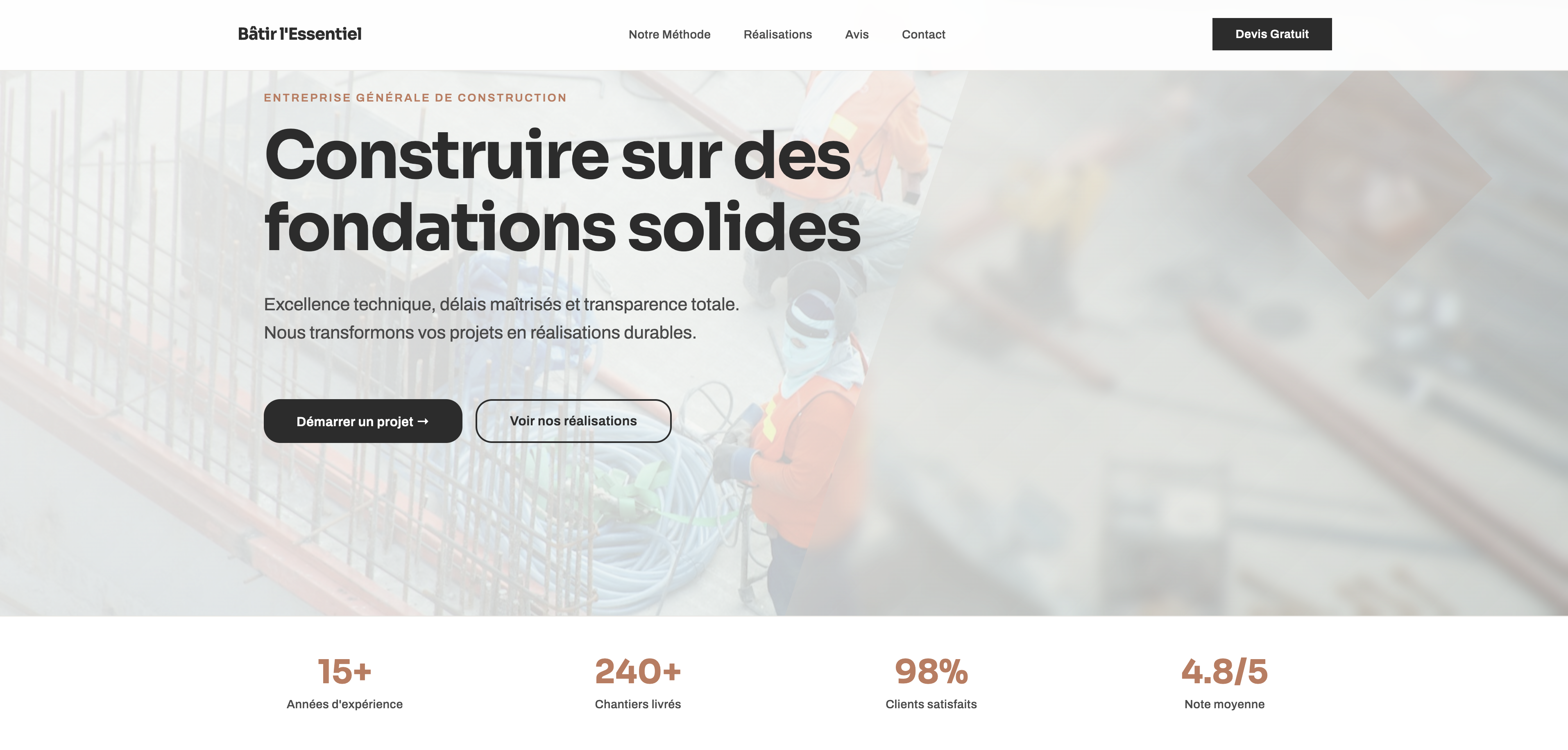 Template Éco Construction Premium