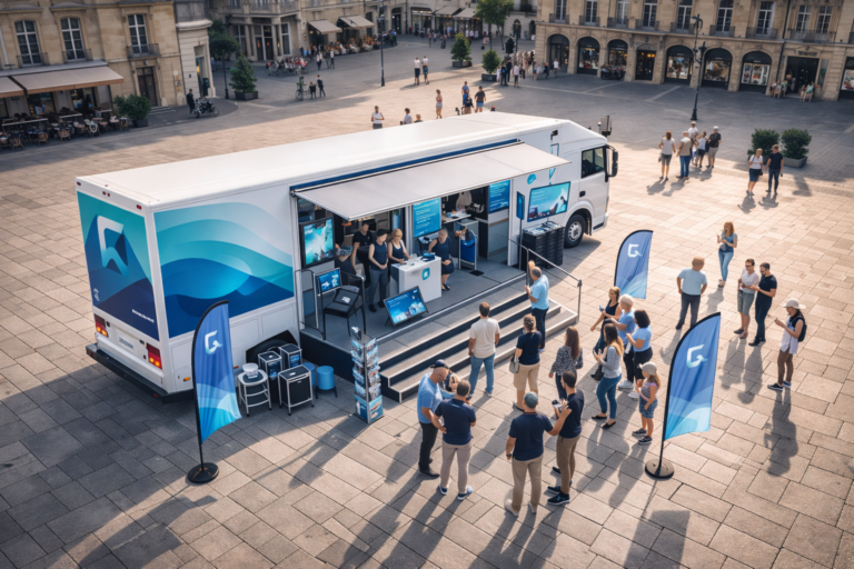 Organiser un roadshow : le guide budget, autorisations, staff